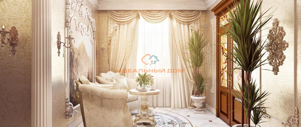 Дизайн холла классика. Бровары