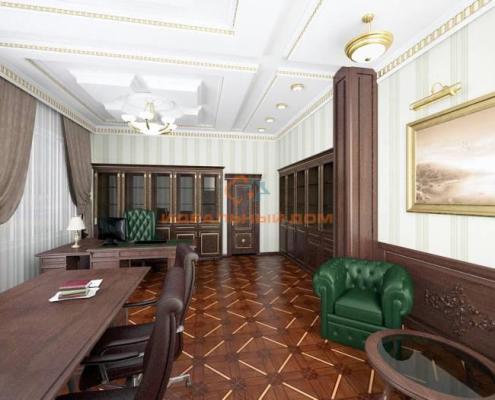 Дизайн интерьера кабинет президента компании Киев