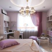 Детская комната в розовой гамме