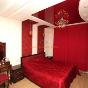 Дизайн спальни в красном цвете